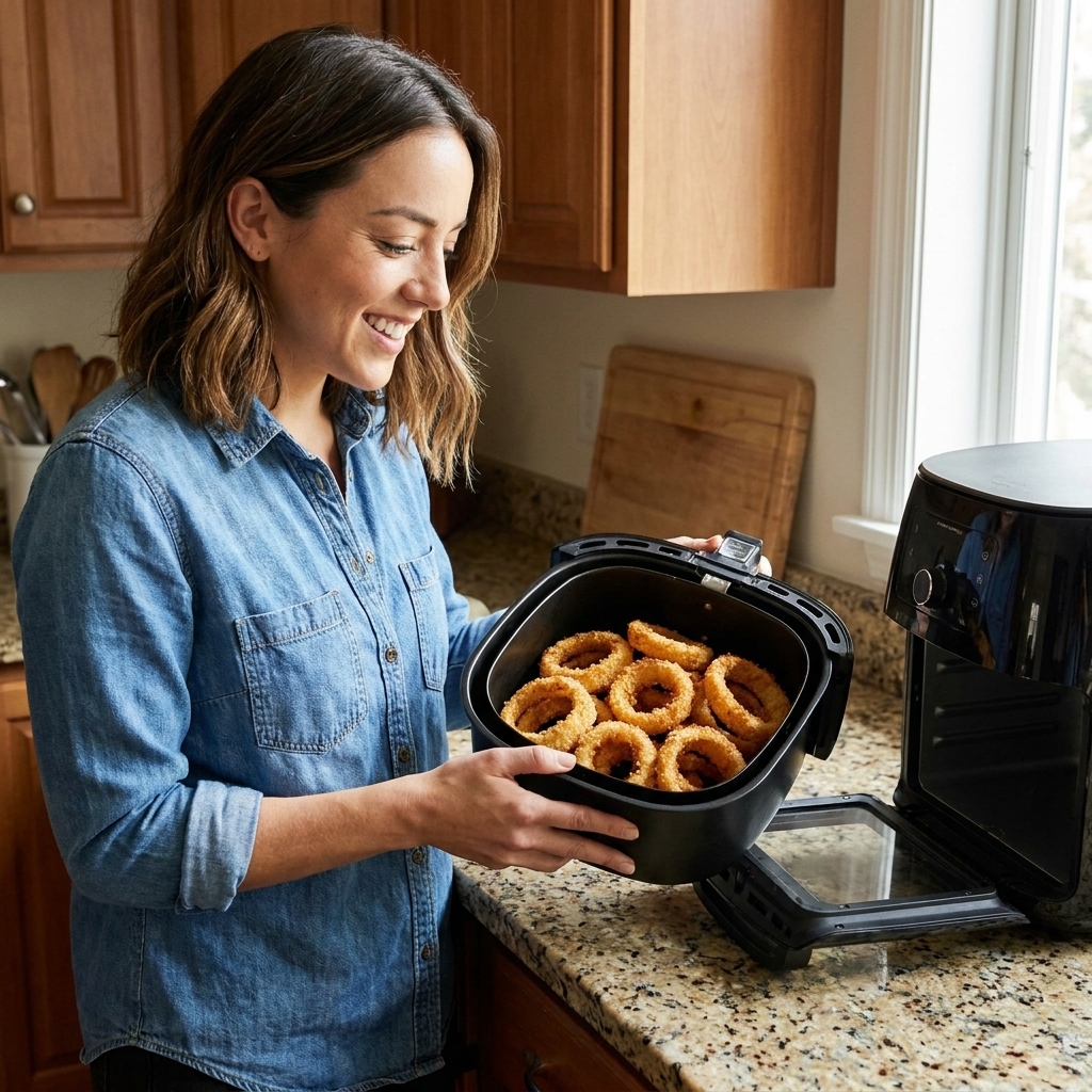 Air Fryer Onion Rings With Panko That Sticks