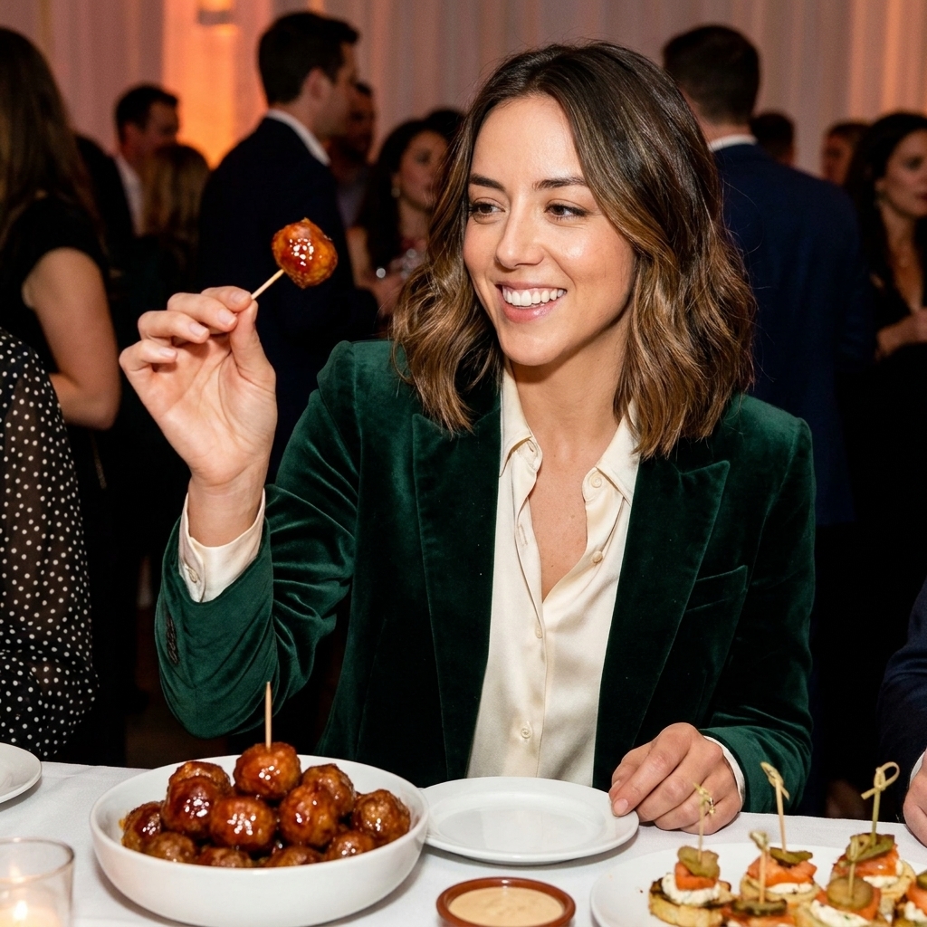 Juicy Air Fryer Cocktail Meatballs