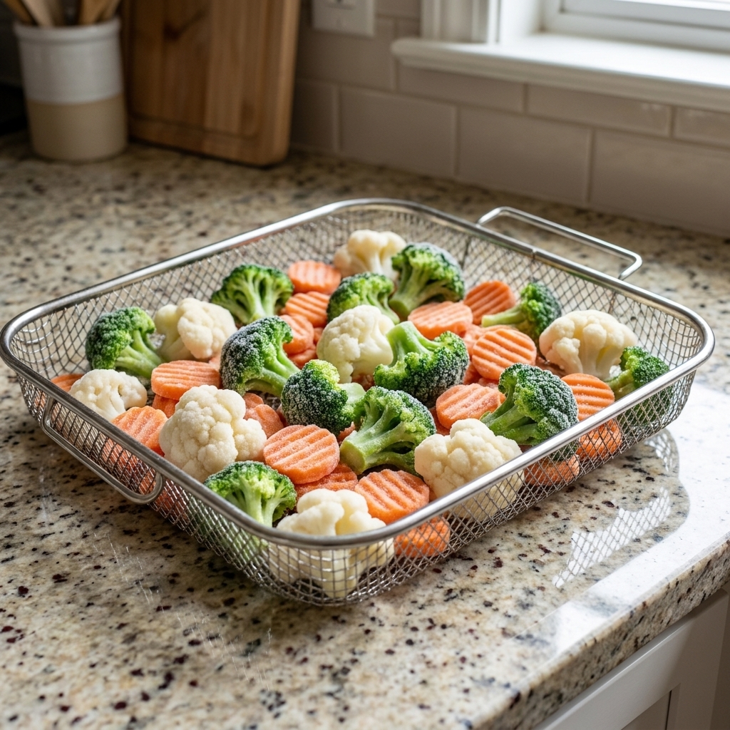 Air Fryer Frozen Vegetables (No Soggy Results)