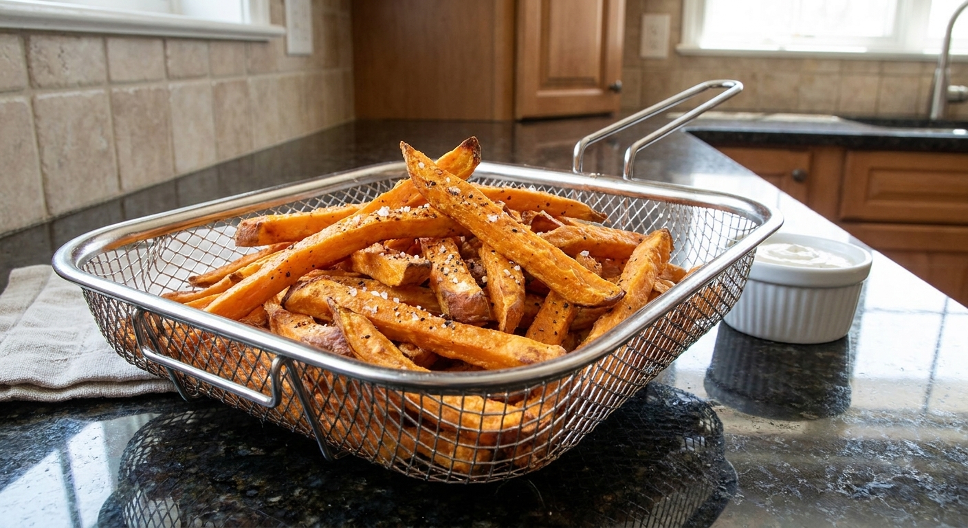 Air Fryer Sweet Potato Fries vs. Regular Fries