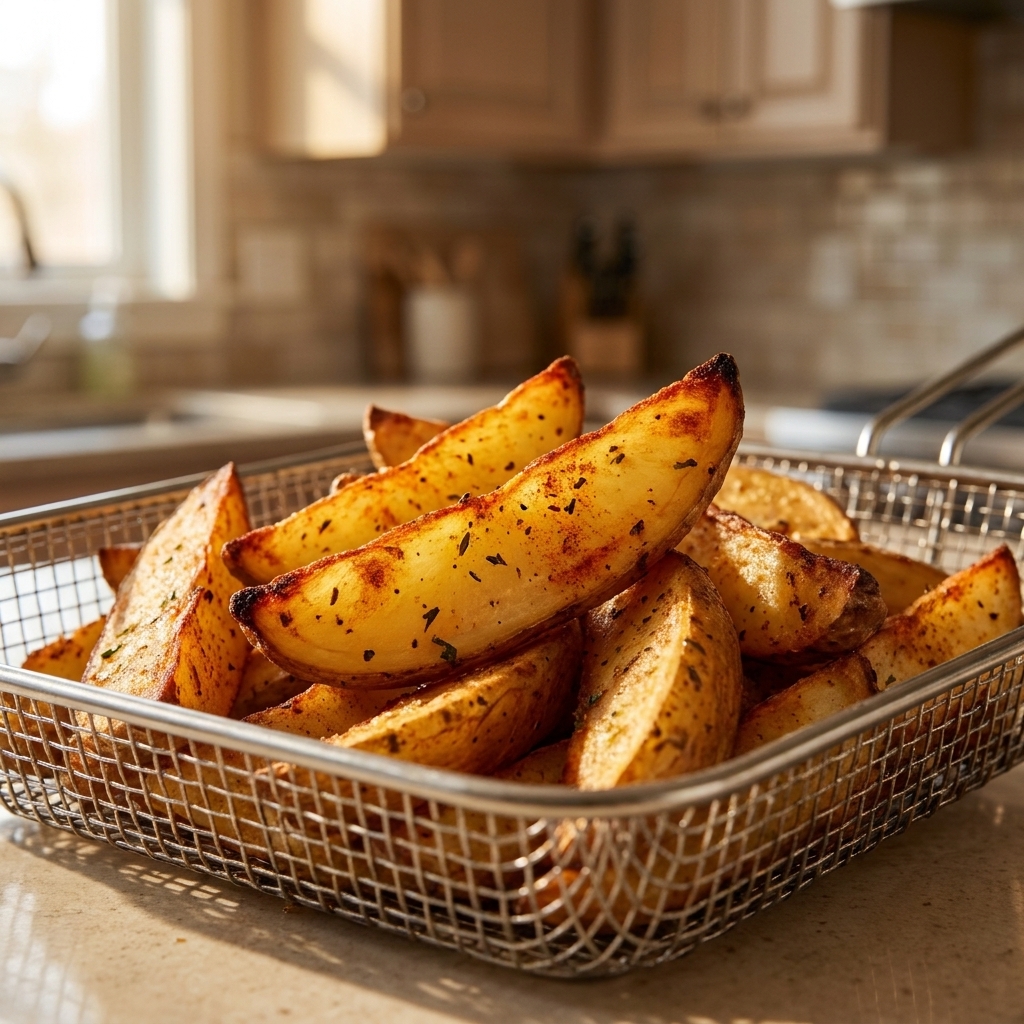 Crispy Air Fryer Potato Wedges